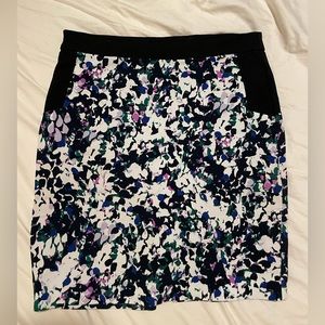 Floral pencil skirt